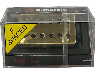 DiMarzio JAKE BOWEN SIGNATURE MODEL TITANTM BRIDGE F-Spaced Black - New • $133.99