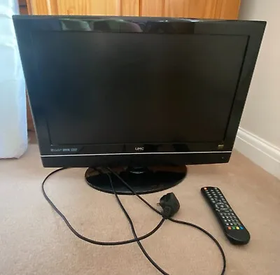 UMC 12v LCD TV 23  + BUILT-IN DVD PLAYER - HDMI  + REMOTE CONTROL ~ BLACK • £89.95