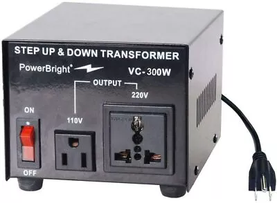 VC300W PowerBright 300W Step Up & Down Transformer / Converter • $29.99