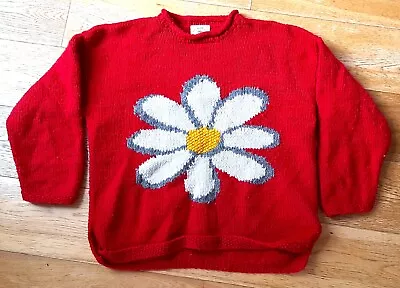 Pachamama Vintage Wool Hand Knit Jumper Daisy - Chunky Fit • £80