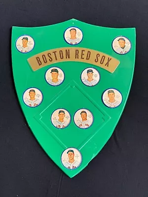 1962 Red Sox Salada Tea Coins - SET IN RARE SHIELD PLAQUE • $95