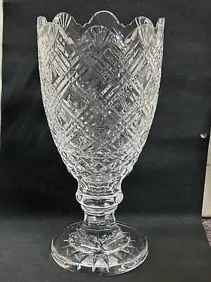 Beautiful Vintage Waterford Crystal Vase Large 13” Tall  #2 • $399