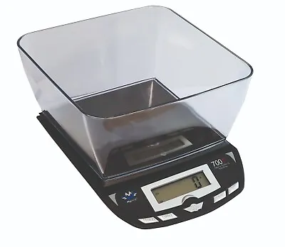 My Weigh 7001DX Black Slimline Digital Kitchen Scales With Bowl 7kg  X 1g • £34.95