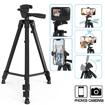 $22.95 • Buy Professional Camera Tripod Stand Adjustable Holder Camcorder For Phone Camcorder