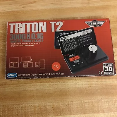 ERROR COIN SCALE MyWeigh Triton T2 Digital Pocket Scale 300g X 0.1gram  • $18