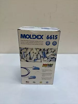 Moldex 6615 SparkPlugs Tapered Foam Polyurethane Corded Earplugs 100 Pairs • $24.99