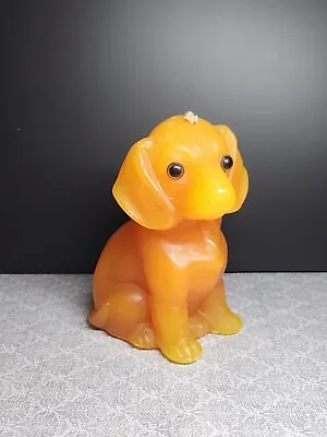 Vintage 5  Dachshund Wax Candle Weiner Dog Figurine Animal Decor • $11.47