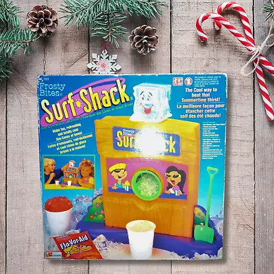 Vintage Surf Shack Sno-Cone Maker By Frosty Bites 90's Slushies Icy Snow Cone • $22.16