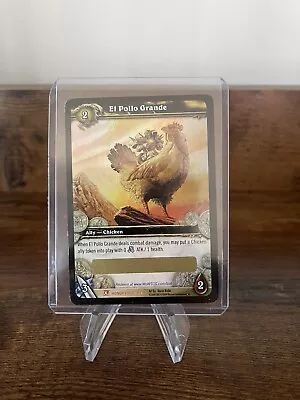 $2500 • Buy World Of Warcraft WOW TCG EL POLLO GRANDE Unscratched Loot Card