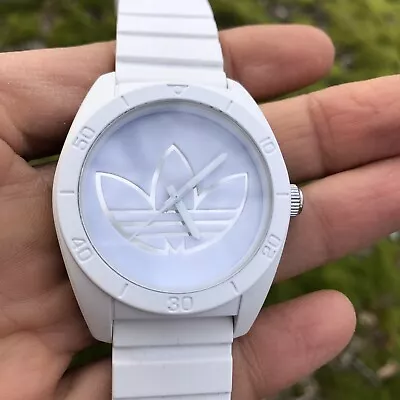 Adidas White Watch Men • $49