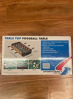 SportCraft Table Top Mini Foosball Table • $20
