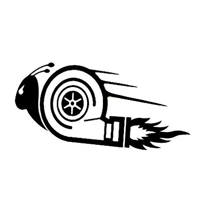 Stylish Turbo Snail Racing Car Motorcycle Decal Reflective Sticker Decoration 87 • £3.90