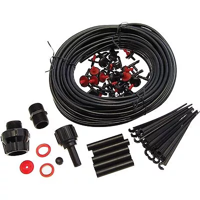 23m Micro Irrigation Watering Greenhouse Garden Hanging Baskets Sprinkler System • £7.99