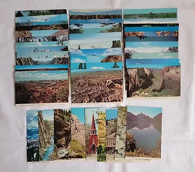 Vintage Lot Of 50 Postcards Utah Airport Mt. Rainier Opryland Oregon Wyoming  • $34.95