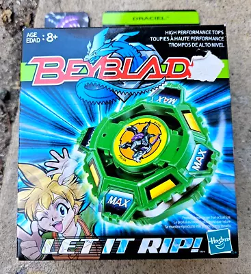 NEW Sealed BEYBLADE 32 Defense Type Draciel Hasbro Let It Rip! 2002 Type 82576 • $84.87