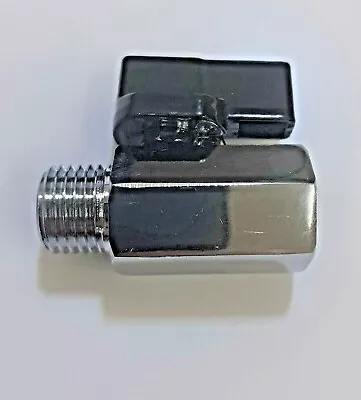 £3.99 • Buy Ball Valve 1/4 Bsp Male Female  Air Compressor To Hose Mini Ball Valve