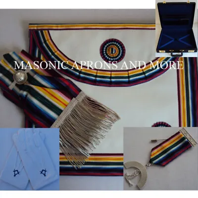 Royal Ark Mariner Member’s Apron Sash JewelGloves & Hard Case Set(MA5103-H) • $334