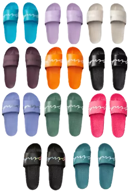 Victoria's Secret Pink Logo Slides Sandals Beach Shower Shoes S M L Xl Nwt • $34.75