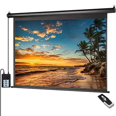 Auto Motorized Projector Screen With Remote Control 120 Inch 4:3 Aspect Rat... • $194.92