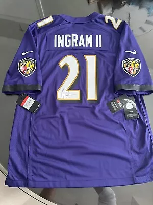 Mark Ingram Autographed/Signed Jersey Baltimore Ravens - No COA Guarantees Pass • $69.99