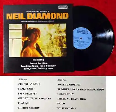 LP Dave Challinor: Million Copy Hit Songs Made Famous By Neil Diamond (UK 1974) • £15.31