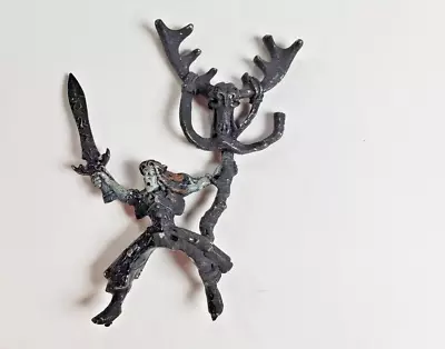 Wood Elf Mage Sorcerer Mounted Warhammer Fantasy The Old World Metal Sylvaneth • $15