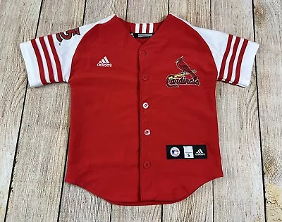 Adidas St Louis Cardinals Baseball Jersey Youth Size Small #13 Beltran • $12