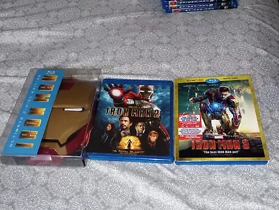 IRON MAN 1-3 [Blu-ray Set] The Complete Marvel Trilogy 1 2 3 Collection Avengers • $14.99