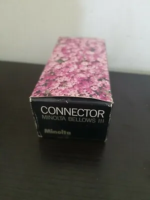 Minolta Connector Bellows III * NEW IN BOX * • $33.95