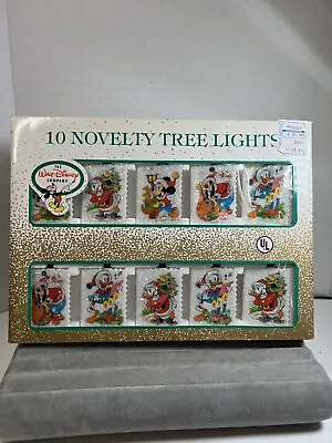 Walt Disney Company Kurt Adler 10 Novelty Christmas Tree Lights Mickey Mouse • $47.99