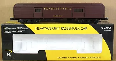 K-Line 15  PRR/Pennsylvania Baggage Heavyweight Passenger Car O-Gauge NIB • $49.99