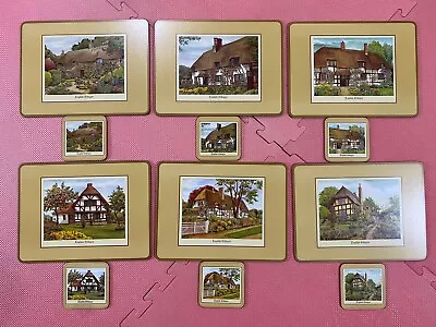 New Pimpernel 6 Placemats & 6 Coasters English Cottages • $39.99