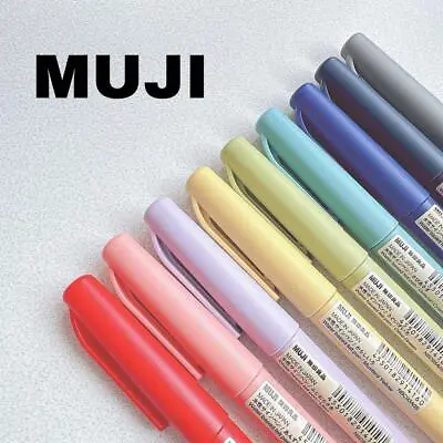 MUJI MUJI MUJI Water-based Signature Pens 9 Color Set #951b6f • $84.50