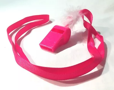 5 X HOT PINK WHISTLES - Hen's Night / Cheerleader / Sports - Party Bag Filler • $9.95