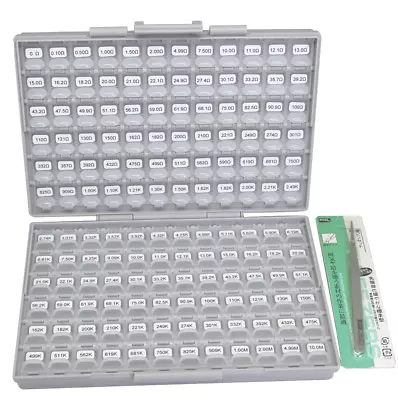 SMT SMD 0603 1% RoHS 144 Values Resistor Kit 144 X 100pcs Distributed In BOX-ALL • $132.80