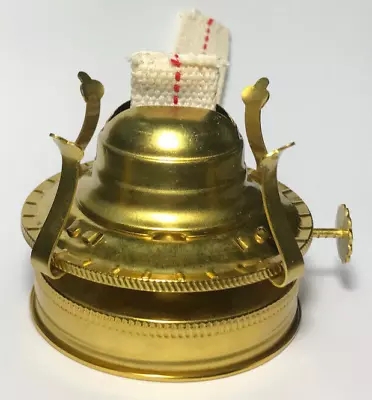 New #2 Weathered Brass Mason Fruit Jar Oil Lamp Burner Adapter W/ Wick #MB286WB • $9.58