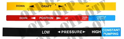 Decal - Lift Draft Pressure Control. Compatible With Massey Ferguson 100 Series • $17.46