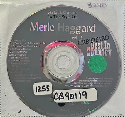 90119 Merle Haggard                  Chartbuster Karaoke Cdg Hard To Find • $13.99