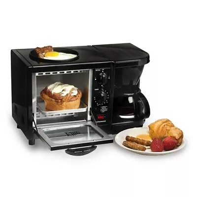 Elite Cuisine 3 In 1 Multifunctional Breakfast Center Model EBK-200B  • $49.50