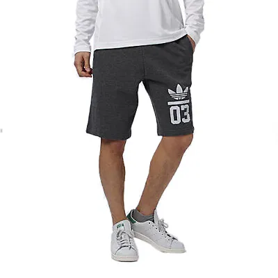 $35 • Buy Adidas Originals Men's 3 Trefoil Shorts - Grey - Clearance