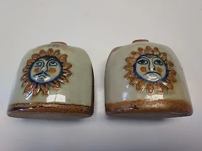 Tonala Style Pottery Vases Sun & Moon! • $19.99