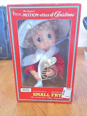 Telco Motionette Christmas Boy With French Horn Animated /Musical W/Original Box • $9