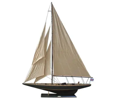 $429.99 • Buy Rustic Endeavour America's Cup Yacht J Class Boat Wooden Model 43  Sailboat