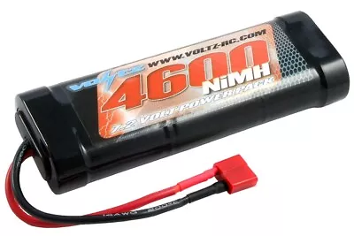 Voltz 4600mAh 7.2v NiMH RC Car Battery Stick Pack W/Deans T Connector • £29.98