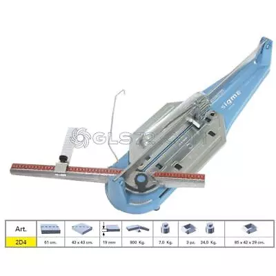 £250.18 • Buy Tile Cutter Sigma 2d4 Push Handleserie Tecnica Cutting Lenght 61 Cm
