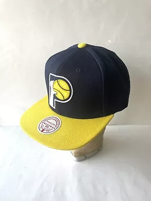 Indiana Pacers Mitchell & Ness Hat NBA Throwback Snapback Cap Hardwood Classic  • $24.90