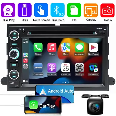 Car Carplay DVD Player GPS Stereo Radio Fr Ford F150 Explorer Mustang Expedition • $169.90