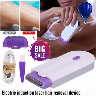 Hair Eraser Silky Smooth Painless Shaver Trimmer Remover Tool Razor Skin Laser • £4.99