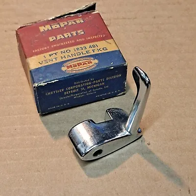 1957-1959 Plymouth Dodge Desoto Chrysler Wagon NOS MoPar RH VENT WINDOW HANDLE • $49.95