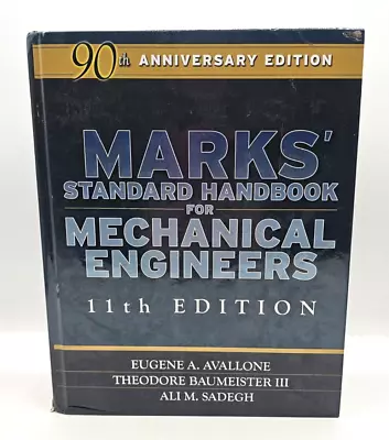 Marks' Standard Handbook For Mechanical Engineers 11th Edition HC Avallone • $89.99